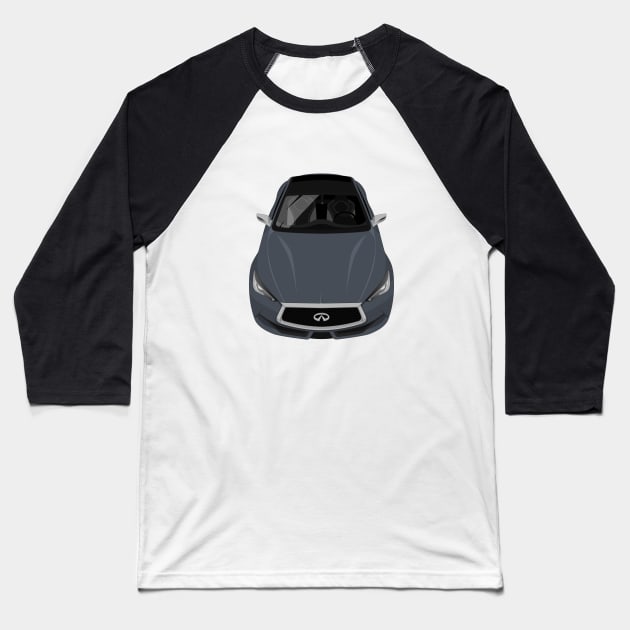 Q60 Concept - Grey Baseball T-Shirt by jdmart